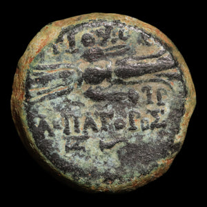 Seleucid Empire, King Antiochus IX, AE Unit, Thunderbolt Reverse - 113 to 112 BCE - Greek World