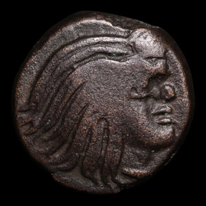 Thrace, City of Pantikapaion, AE Unit, Pan (God of the Wild) - 310 to 303 BCE - Greek World