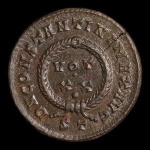 Rome, Emperor Constantine the Great, AE Unit, Votive Wreath Reverse - 321 to 322 CE - Roman Empire
