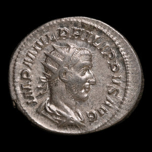 Rome, Emperor Philip the Arab, AR Antoninianus, Virtus (Deity of Bravery) - 244 to 247 CE - Roman Empire