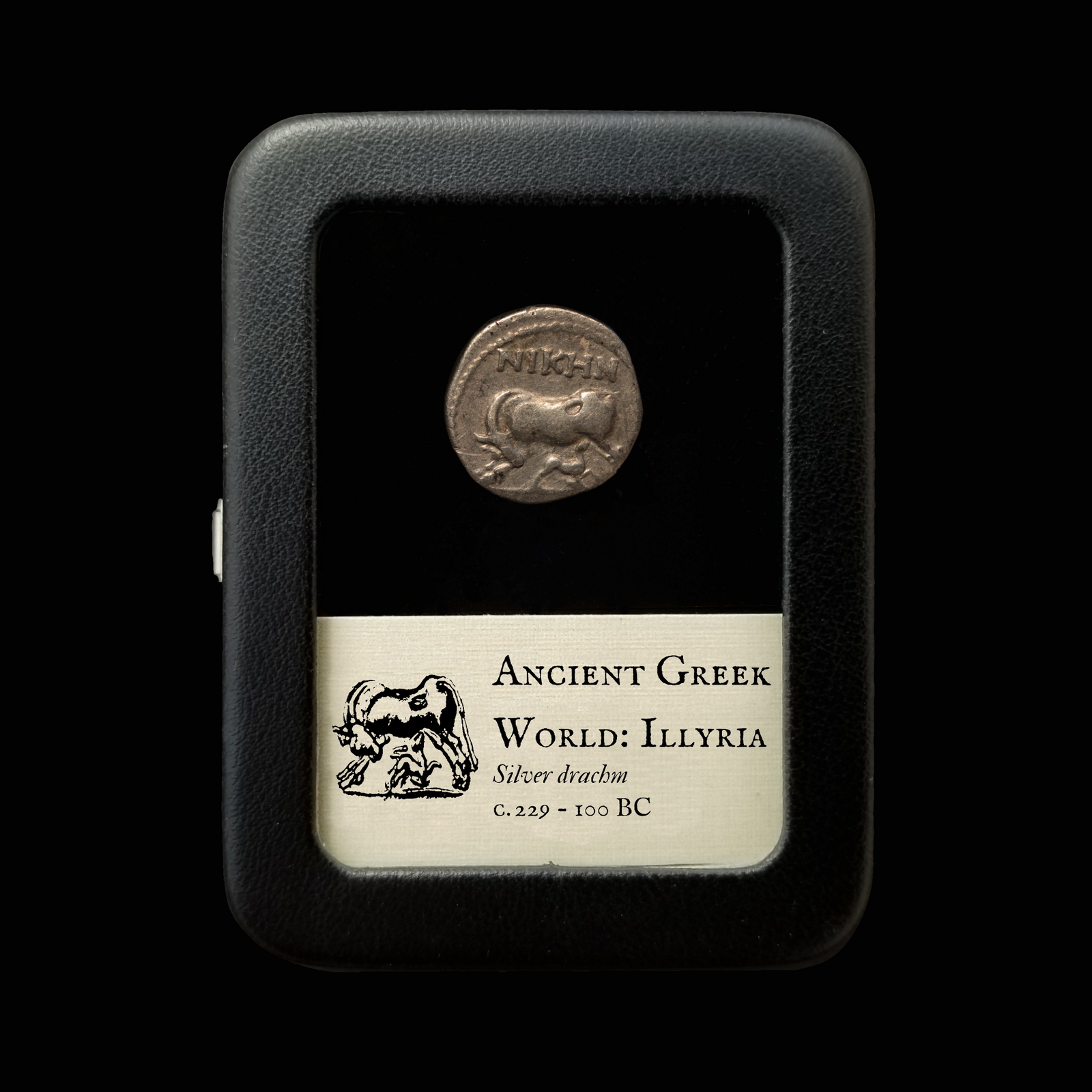 Greek Silver Drachm, Illyria - c. 229 to 100 BCE - Ancient Greek World