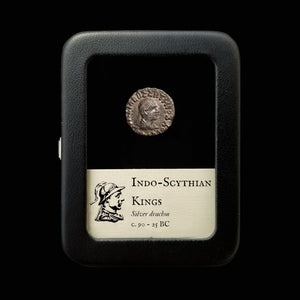 Greek India, Indo-Scythians, Various Kings, Silver Drachm - c. 90 to 25 BCE - Central Asia