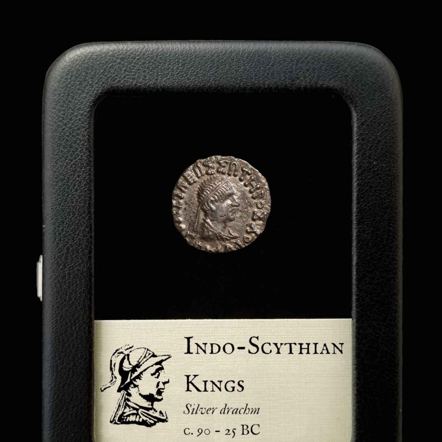 Greek India, Indo-Scythians, Various Kings, Silver Drachm - c. 90 to 25 BCE - Central Asia