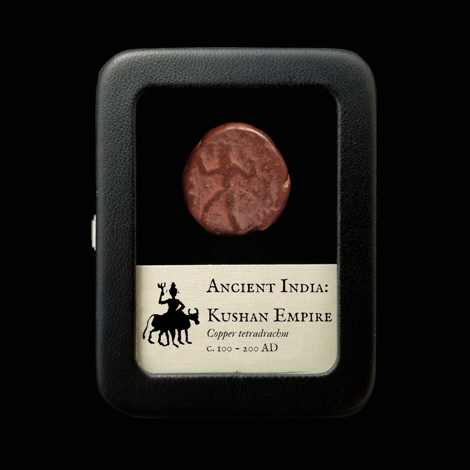 India, Kushan Empire, Copper Tetradrachm - c. 100 to 200 CE - Ancient India