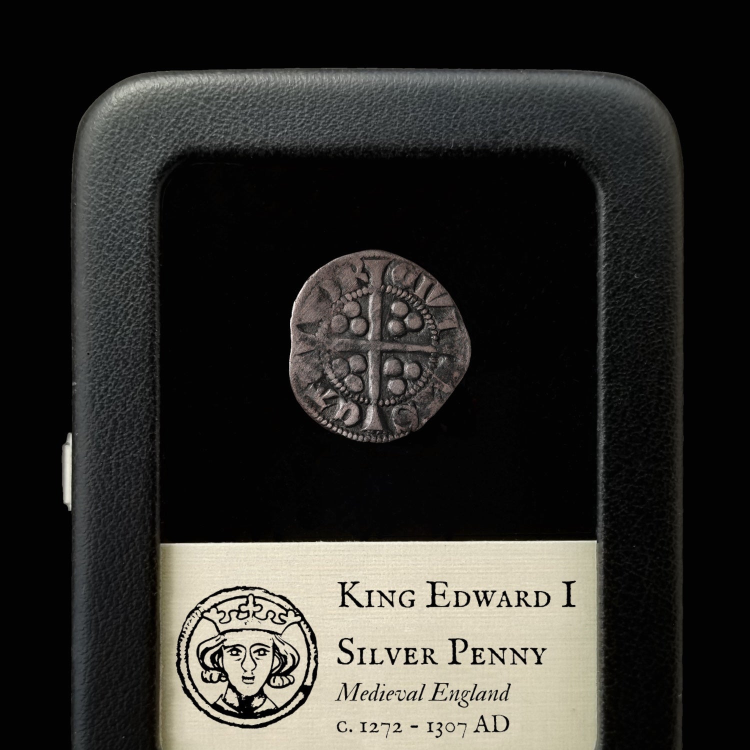 English Silver Penny, Edward I - 1272 to 1307 CE - England