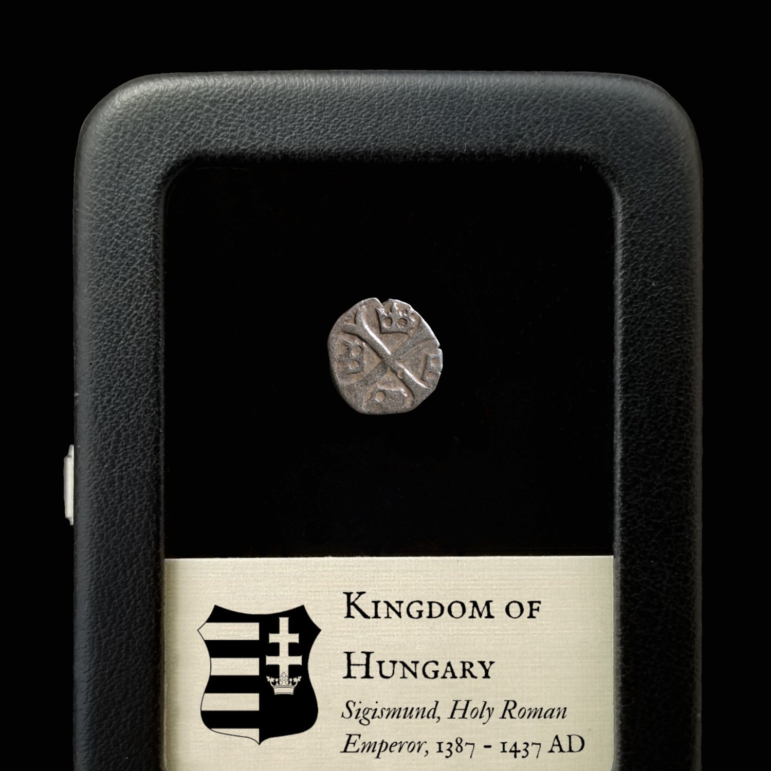 Hungary, Sigismund of Luxembourg (Holy Roman Emperor), Silver Parvus - 1387 to 1437 CE - Kingdom of Hungary