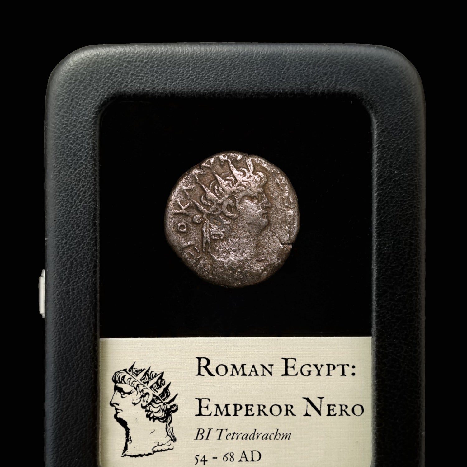 Roman Egypt, Emperor Nero, Billon Tetradrachm - 54 AD - Roman Provinces