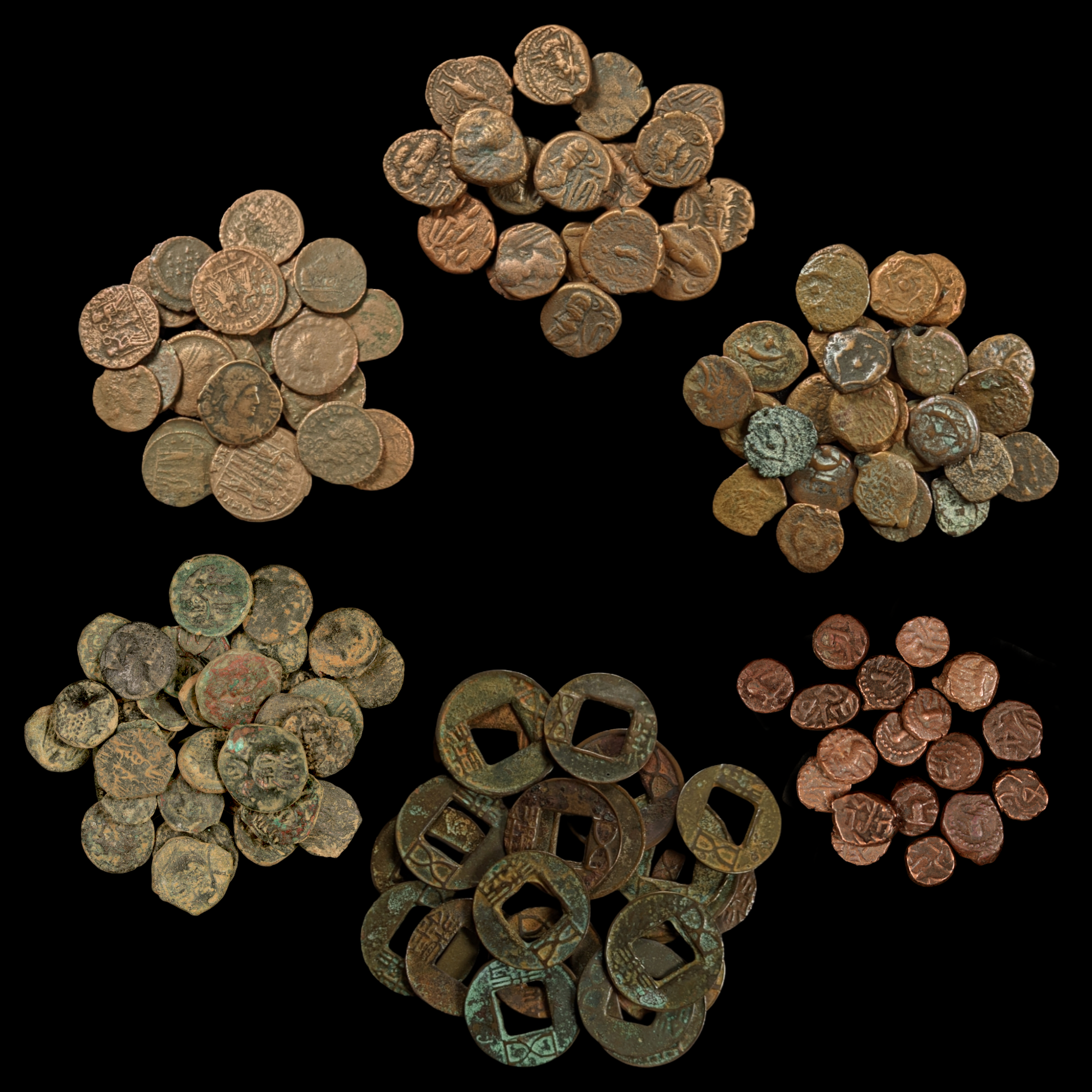 The Ancient Collection - 100 AD - 6 Coins - History Hoard