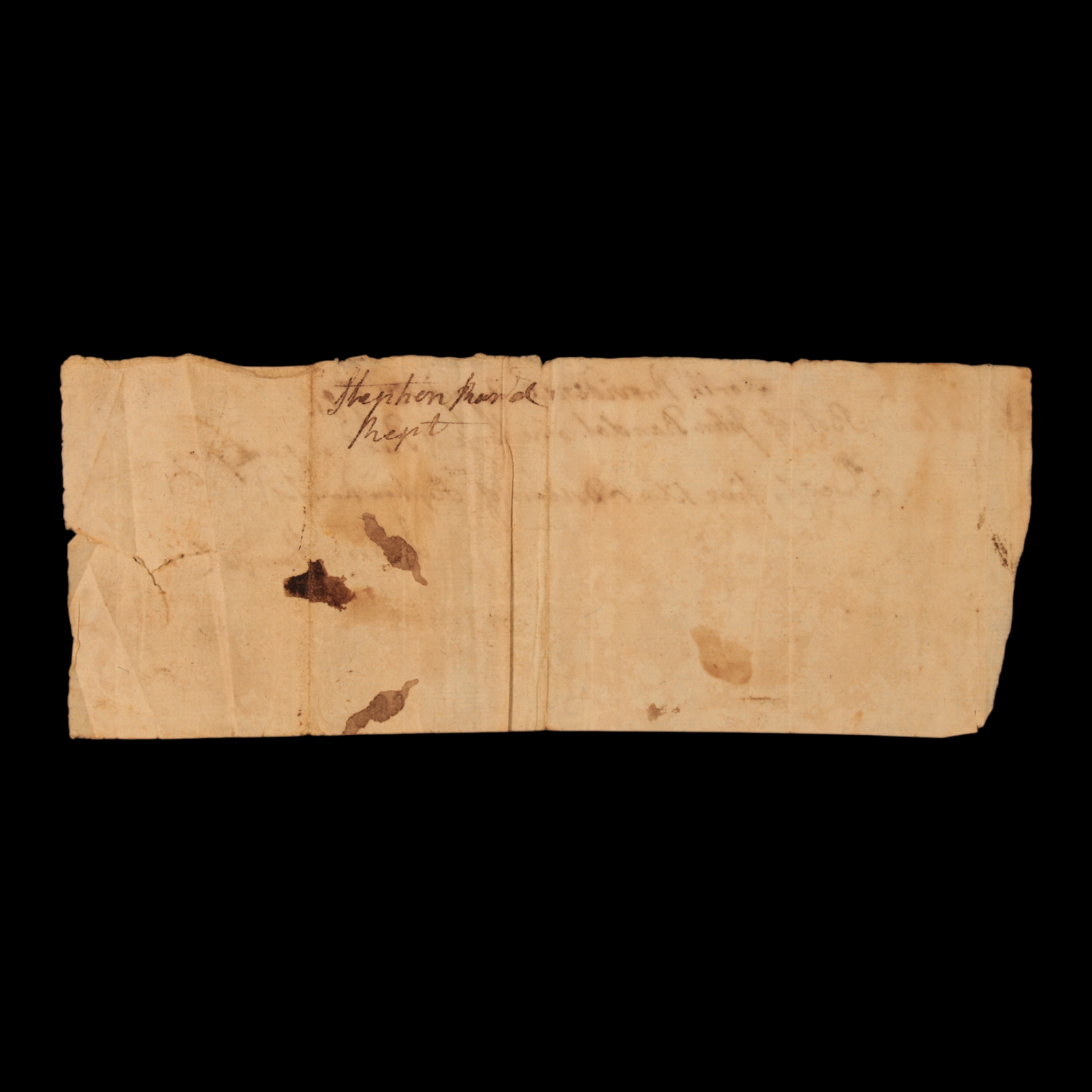 Receipt for Livestock (Providence, Rhode Island) - 1781 - United States - 5/10/23 Auction