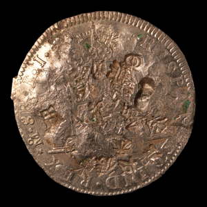 Spanish "Piece of Eight" With Chinese Chopmarks - 1808 to 1825 - Circulated in Asia - 5/24/23 Auction