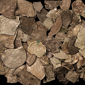 Medieval Change, Cut Dirham - c. 750 to 1300 CE - Iberian Peninsula