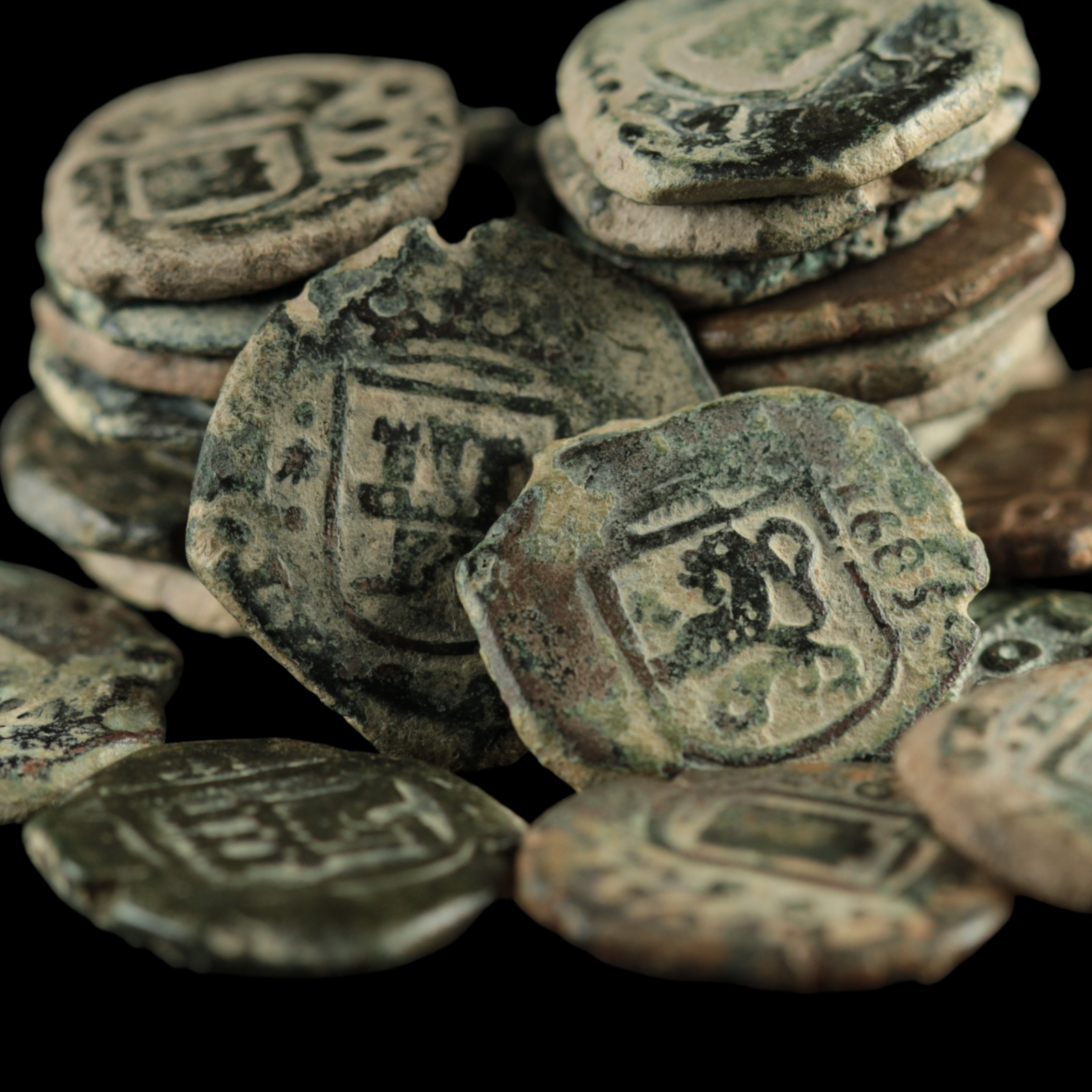 King Charles II "The Bewitched" Copper Cob - c. 1665 to 1700 - Spanish Empire