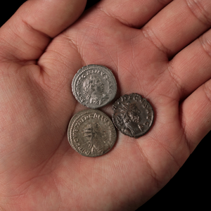 The Decline of Roman Silver, Three Coin Collection - c. 193 to 300 CE - Roman Empire