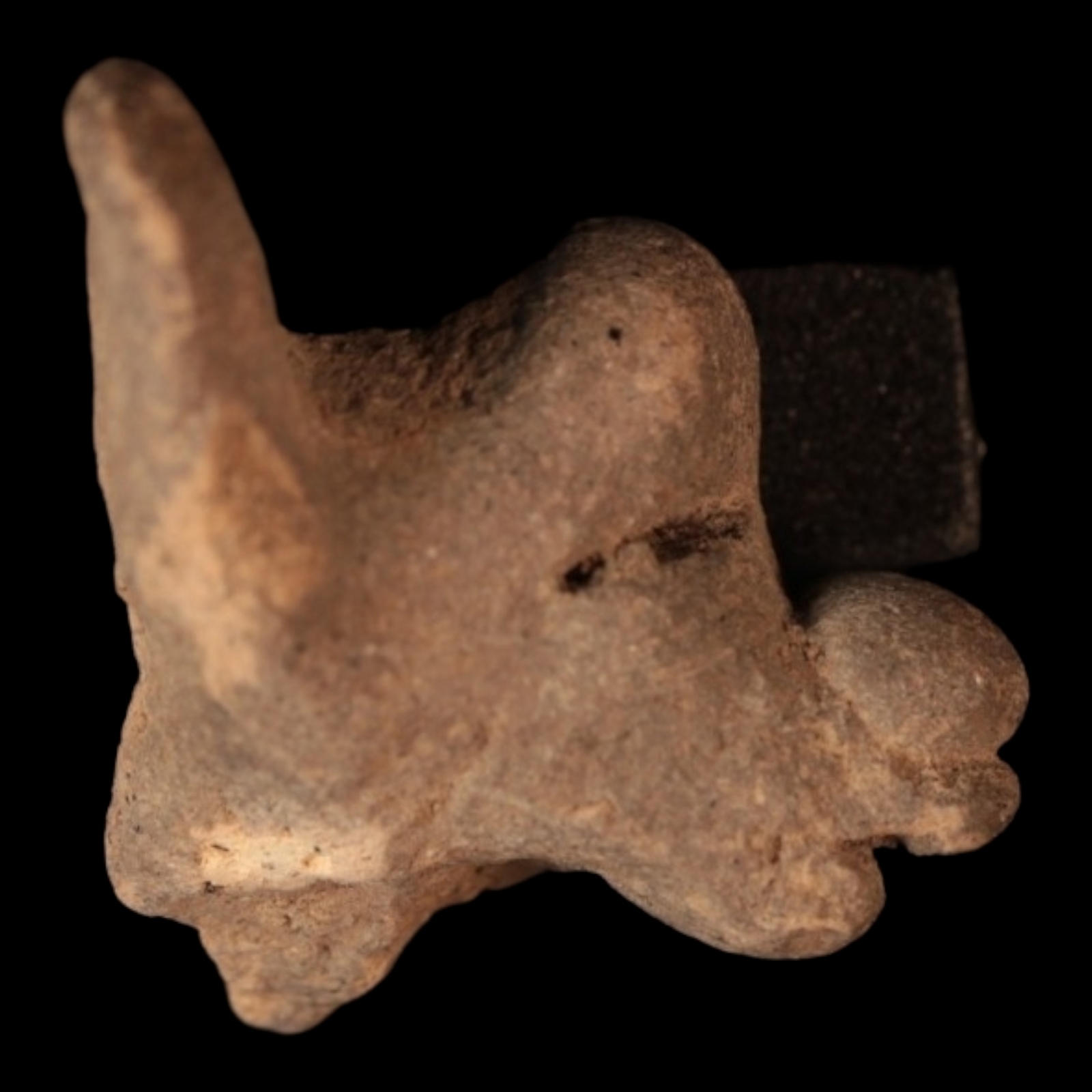 Mayan or Aztec Ceramic Figurine #4 (1.1 inches) - c. 600 to 1500 CE - Mexico - 7/12/23 Auction