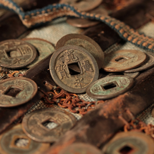 Coins of the Edo Period, Three Coin Collection - 1626 to 1870 CE - Edo Japan