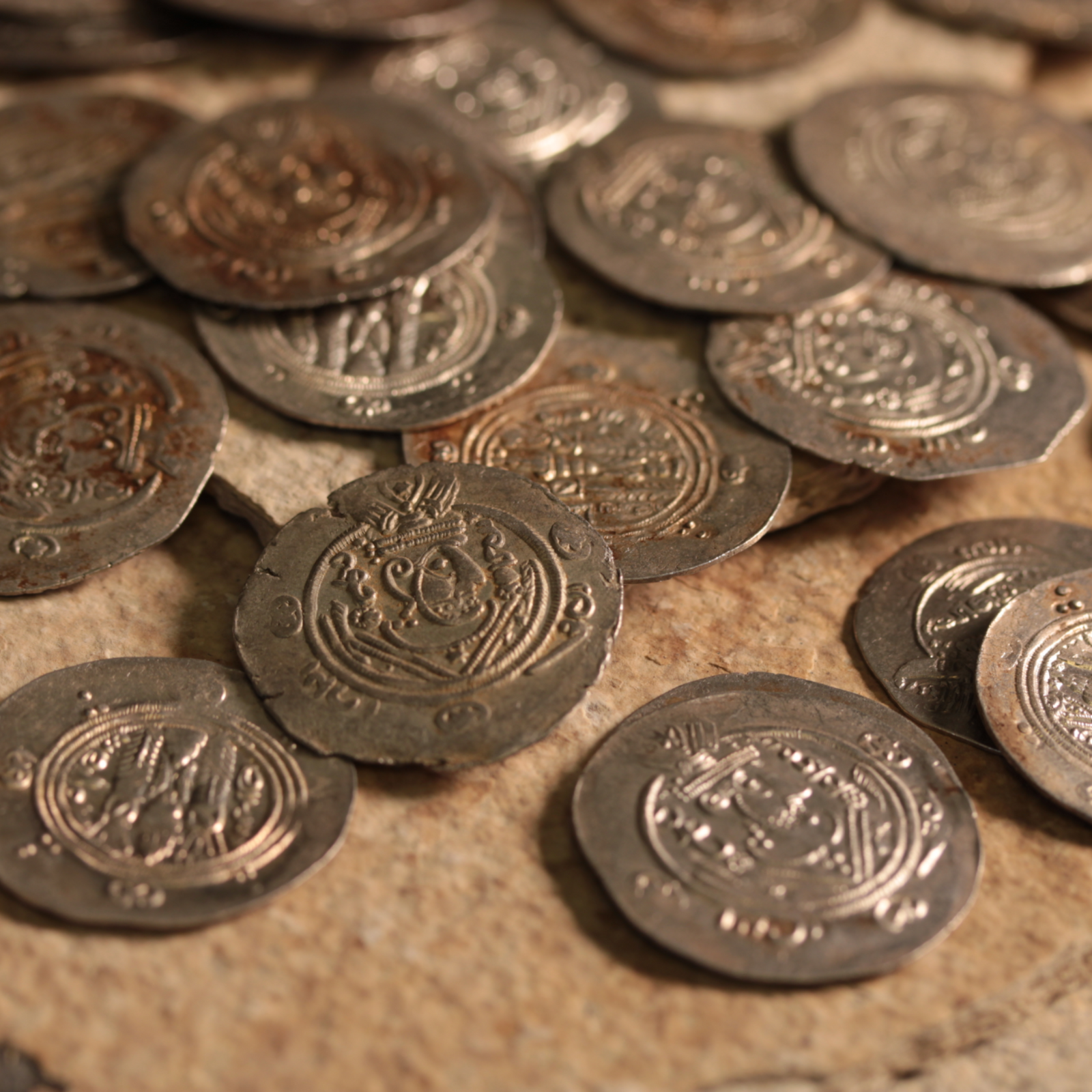 Tabaristan, Silver Half Drachm (Abbasid Caliphate) - c. 734 to 803 CE - Northern Iran