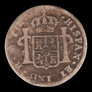 Spain, Charles IV, Silver 1/2 Real - 1807 - Mexico Mint - 8/23/23 Auction