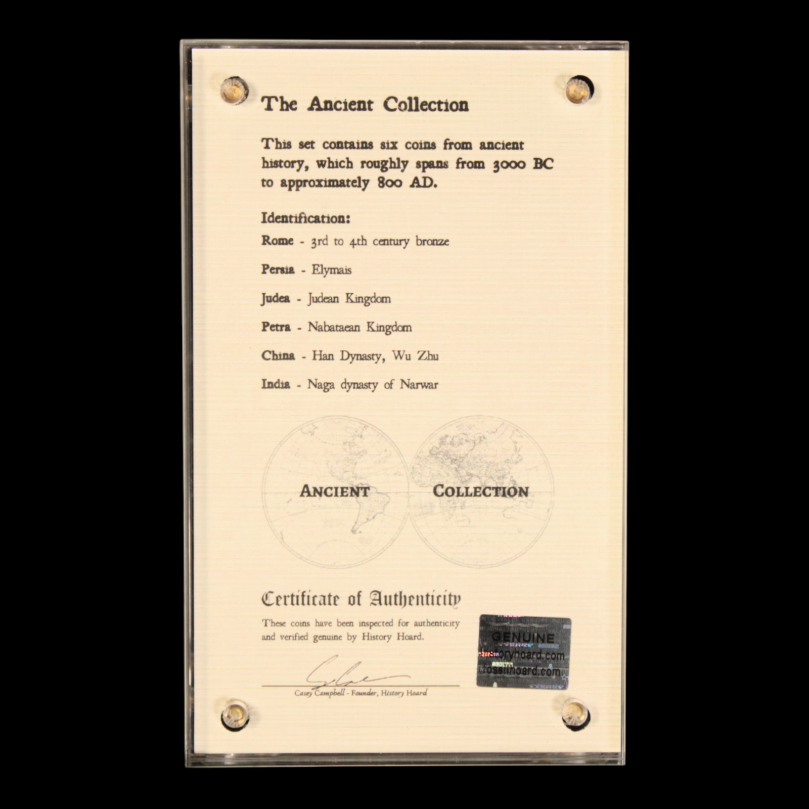 The Ancient Collection - 100 AD - 6 Coins