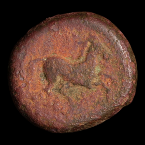 Carthage, Bronze Coin (4.76g, 16mm)- c. 350 to 250 BCE - Northern Africa - 8/30/23 Auction