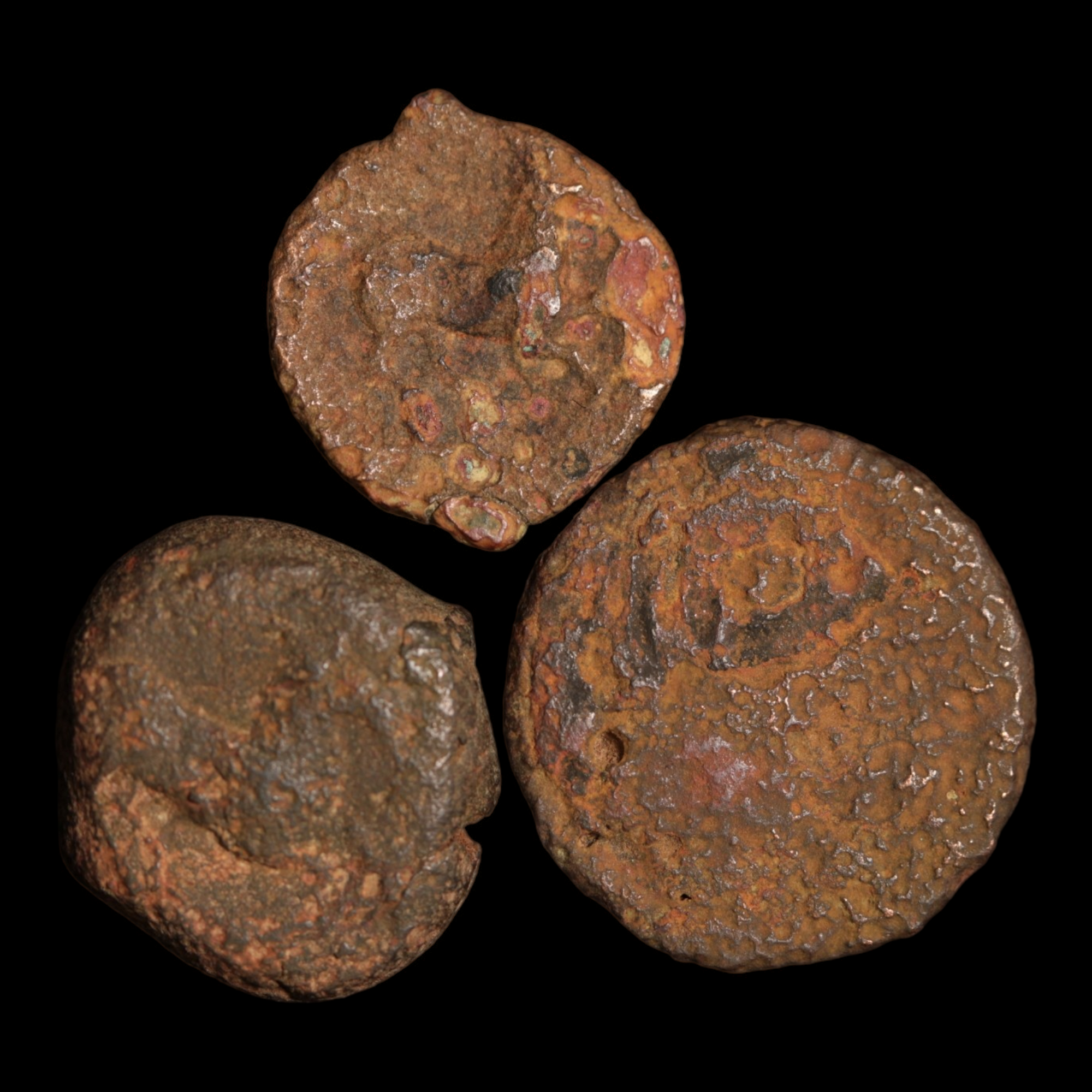 Carthage, Bronze Coin (Bulk Lot of 3) - c. 350 to 250 BCE - Northern Africa - 8/30/23 Auction