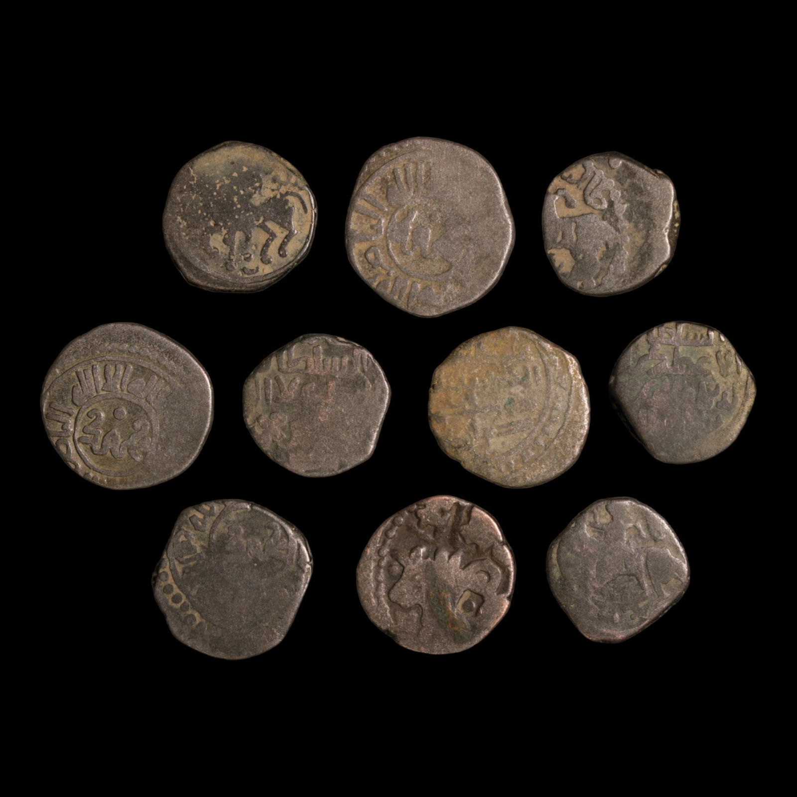Bulk Lot of Indian and Islamic Billon Coins - c. 400 to 1400 CE - India & Middle East - 8/30/23 Auction