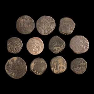 Bulk Lot of Indian and Islamic Billon Coins - c. 400 to 1400 CE - India & Middle East - 8/30/23 Auction