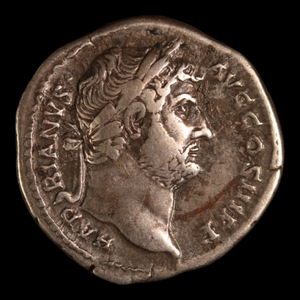 Denarius, Emperor Hadrian, Roma Reverse - 130 CE - Roman Empire - Auction 9/6/23