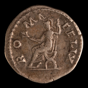 Denarius, Emperor Hadrian, Roma Reverse - 130 CE - Roman Empire - Auction 9/6/23
