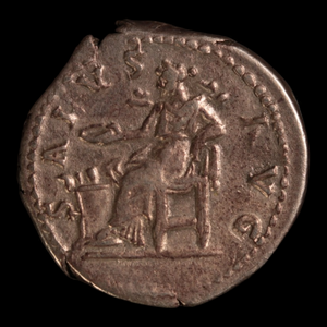 Denarius, Emperor Hadrian, Salus Reverse - 137 to 138 CE - Roman Empire - Auction 9/6/23