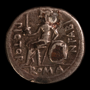 Fourrée Denarius, Roman Republic, Roma & Roman Senator - 126 BCE - Roman Republic - Auction 9/6/23