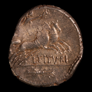 Denarius, Roman Republic, King Taitus & Victory - 89 BCE - Roman Republic - Auction 9/6/23