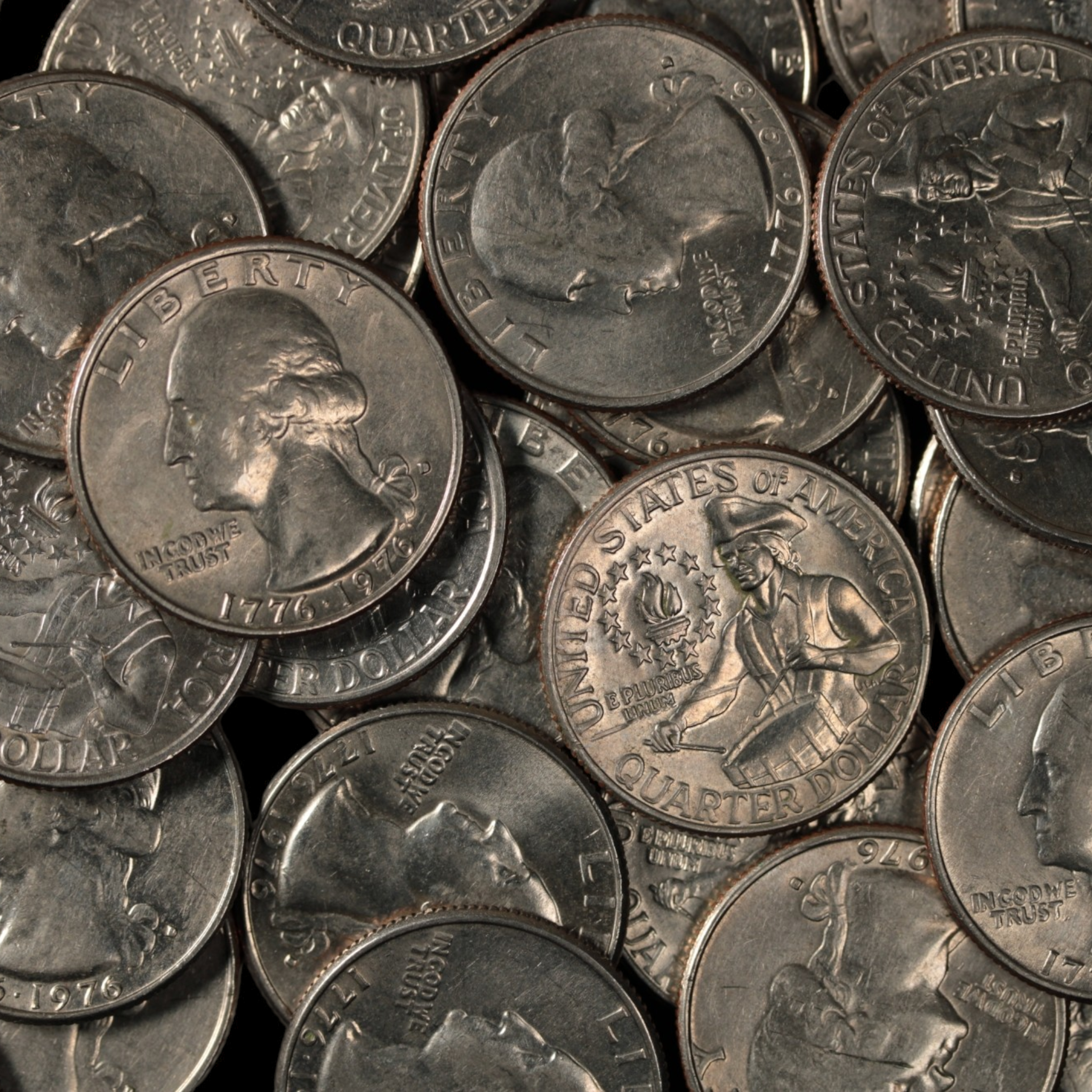 American Ruler Quarter The U.S. Quarter, Four 20th Century Designs - 1892 to 1976 - United St ...