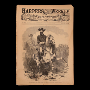Harper's Weekly — Col. Grierson Cover, Large Battle Centerfold, Ulysses S. Grant Engraving