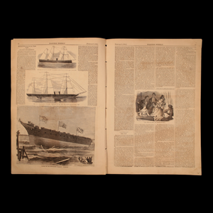 Harper's Weekly — Alabama Secedes, Iron Plated Warships