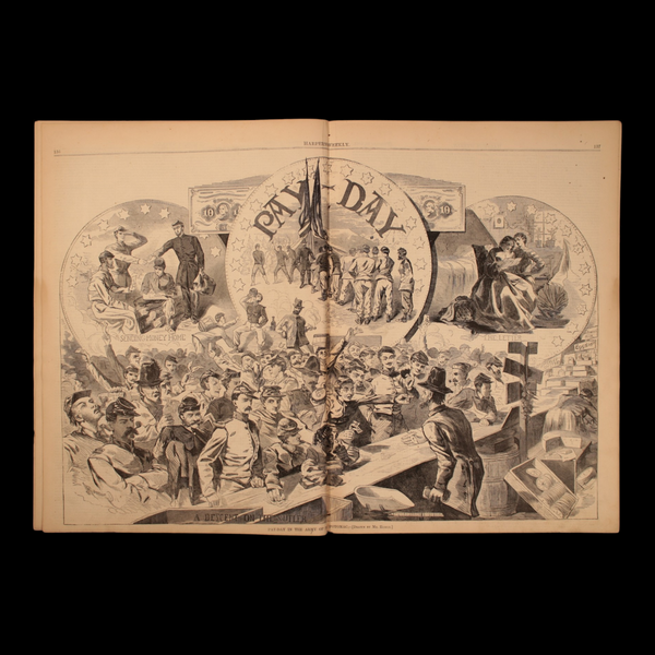 Harper's Weekly — Maj. Gen. Booker, "Our Colored Troops," Map of Slave ...