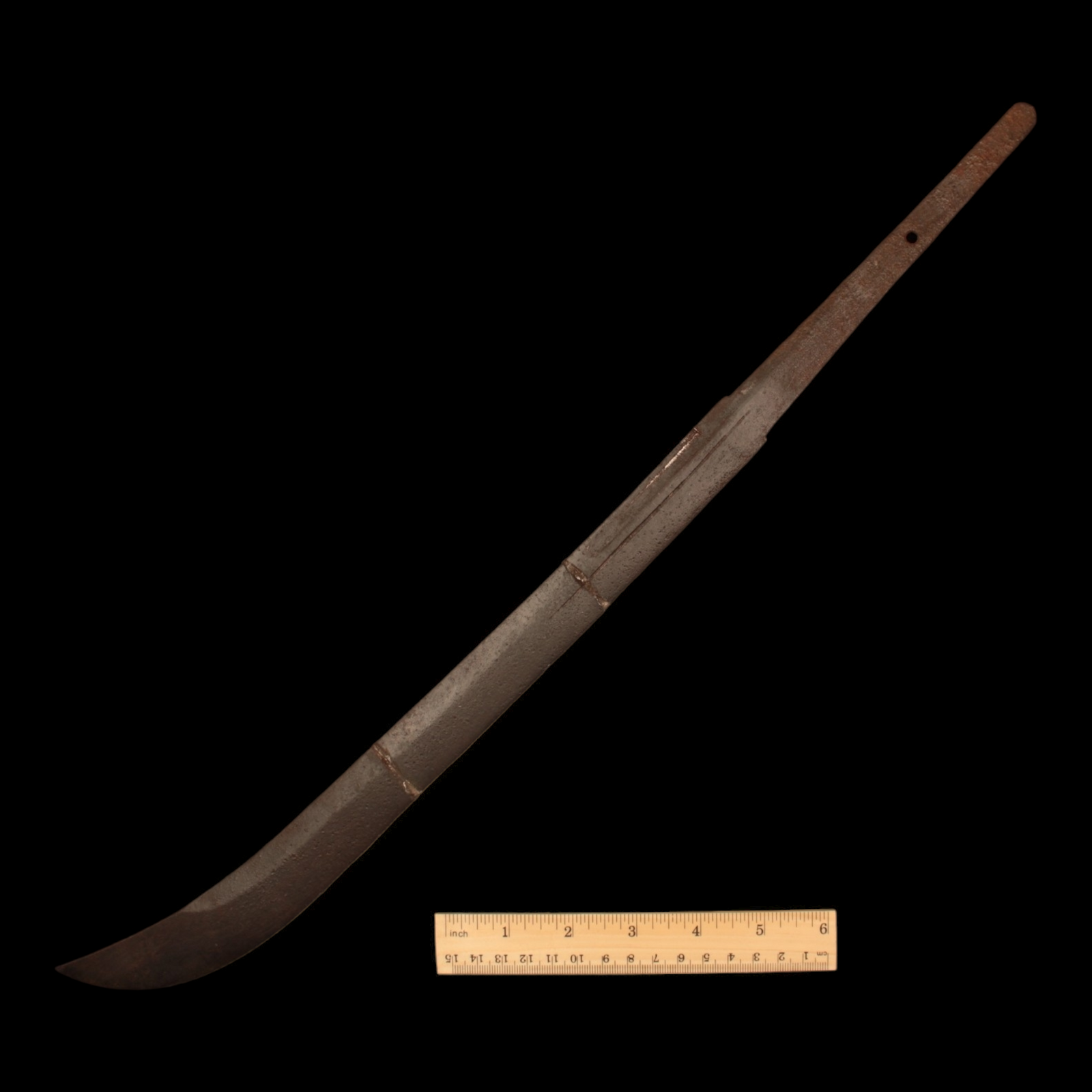 Japanese Fragmented Naginata, Glued (20.25 inches) - c. 1700s to 1800s CE - Edo or Meiji Era