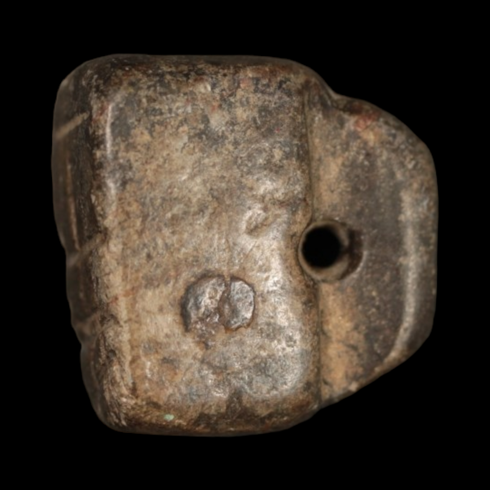 Mesopotamian Stone Seal Stamp, 18mm (Museum Provenance) - c. 3000 – 2000 BCE - Western Mesopotamia - 10/4/23 Auction