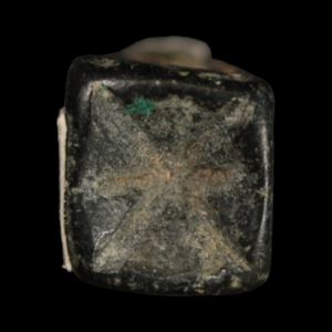 Mesopotamian Stone Seal Stamp, 13mm - c. 4000 – 3000 BCE - Western Mesopotamia - 10/4/23 Auction