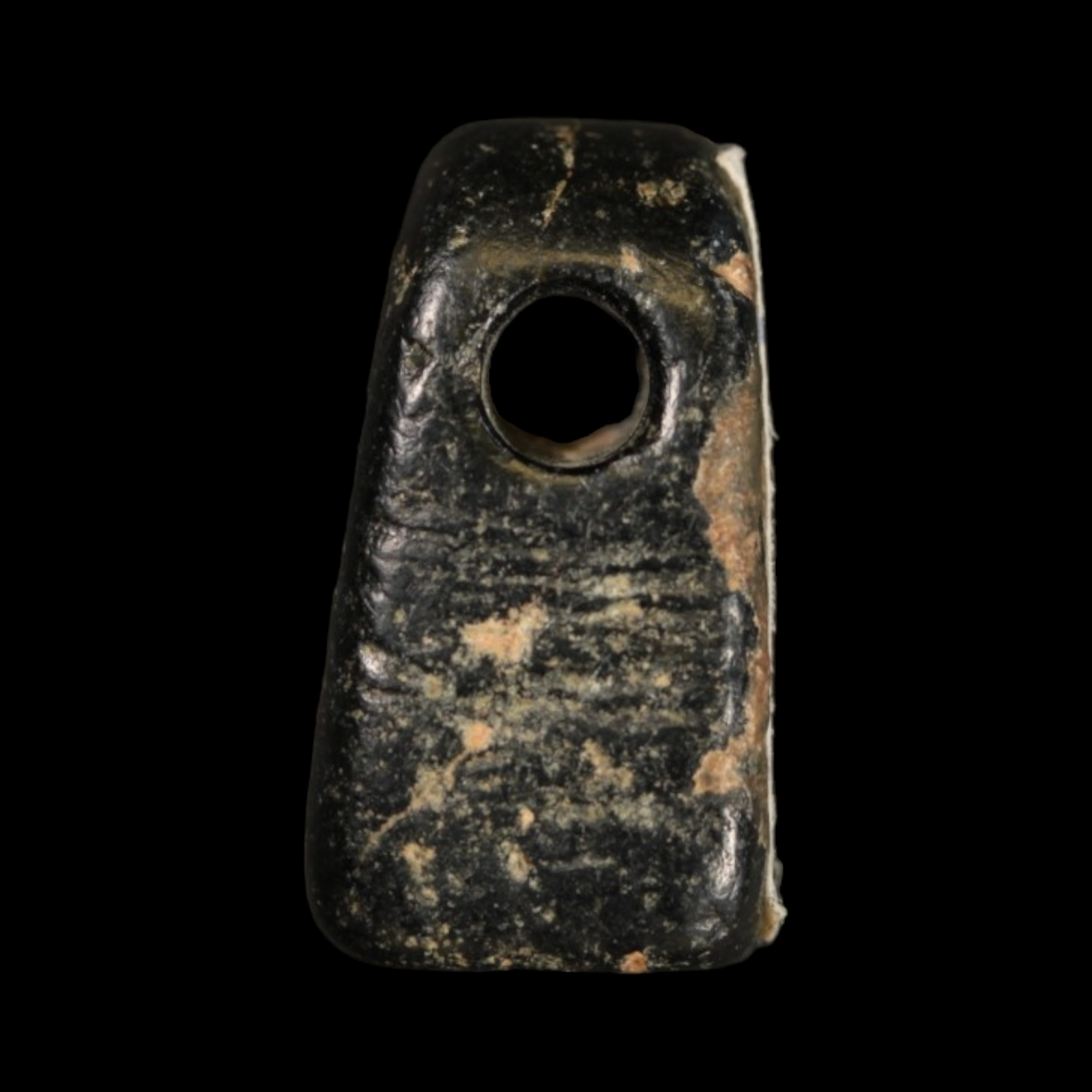 Mesopotamian Stone Seal Stamp, 16mm - c. 4000 – 3000 BCE - Western Mesopotamia - 10/4/23 Auction