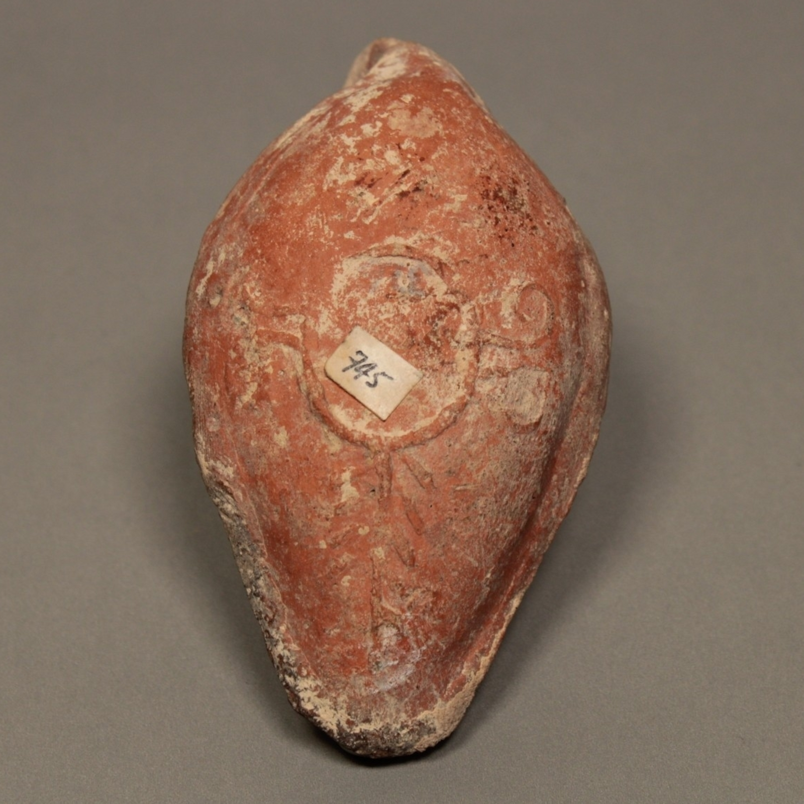 Byzantine Oil Lamp, 5th Century - c. 400 to 500 CE - Byzantine Empire - 10/10/23 Auction