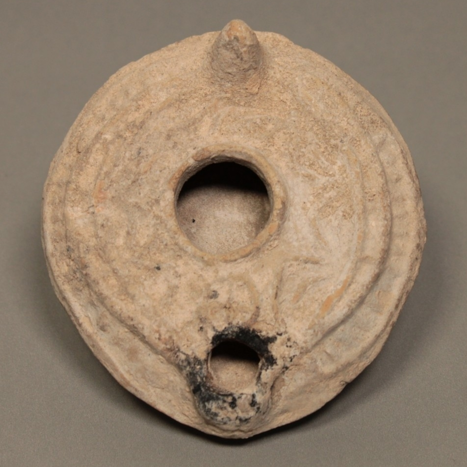 Byzantine Oil Lamp, 5th Century - c. 400 to 500 CE - Byzantine Empire - 10/10/23 Auction