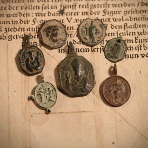 Catholic Religious Medal, Spanish Inquisition Era - 1500s to 1700s - Spanish Empire