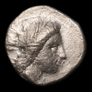Metapontum, Greek Didrachm, Demeter & Barley - c. 330 to 280 BCE - Magna Graecia, Italy