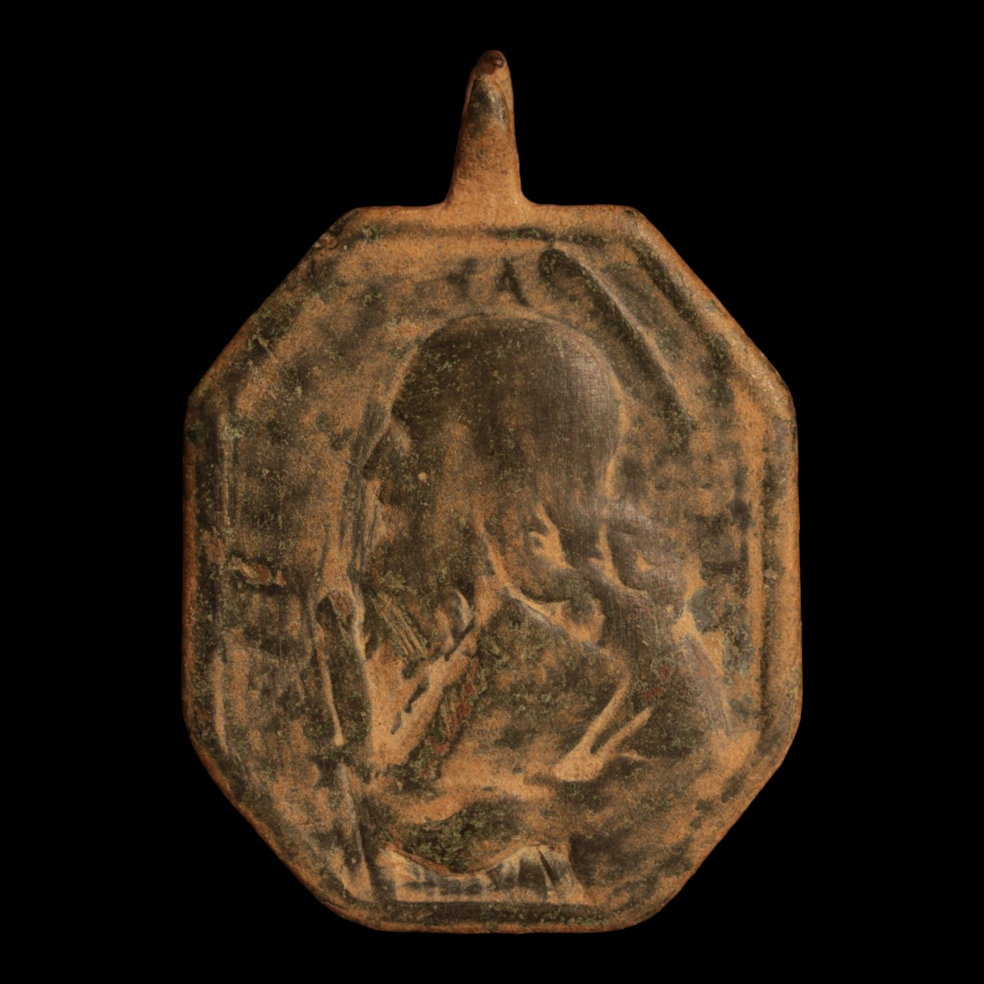 Religious Medal, Catholic Church, 47mm - 1500s to 1700s - Spanish Empire