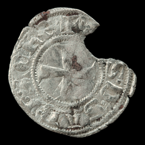 Crusades, Duchy of Athens, Denier - 1294 to 1308 CE - Greece