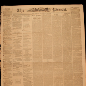The Philadelphia Press, Civil War Issues