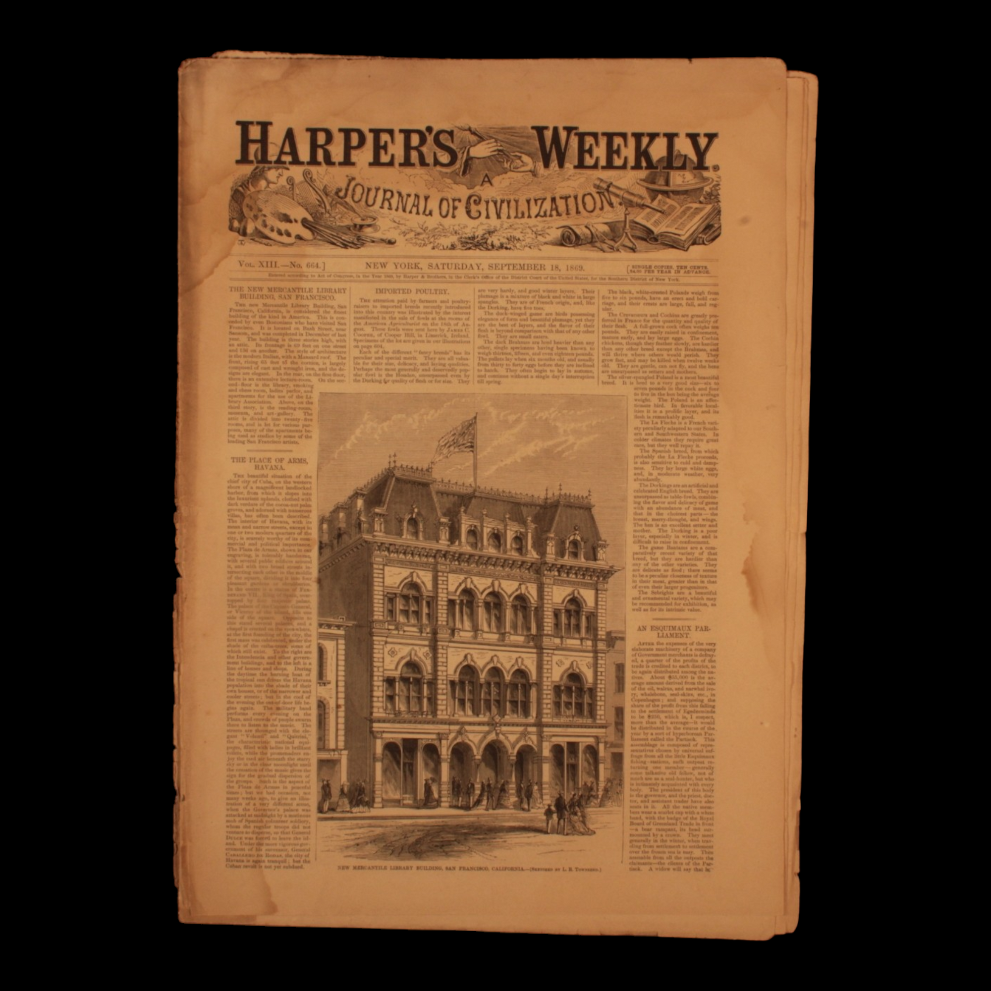 Harper's Weekly — Sept. 18th, 1869