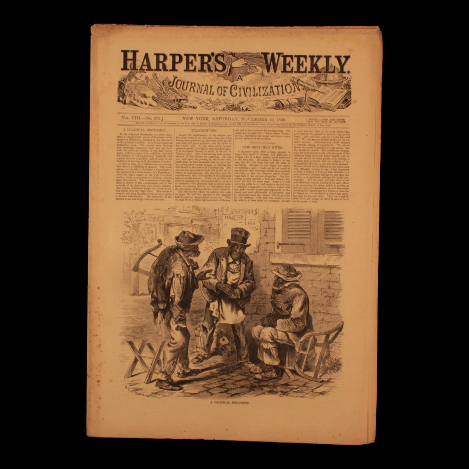 Harper's Weekly — Nov. 20th, 1869