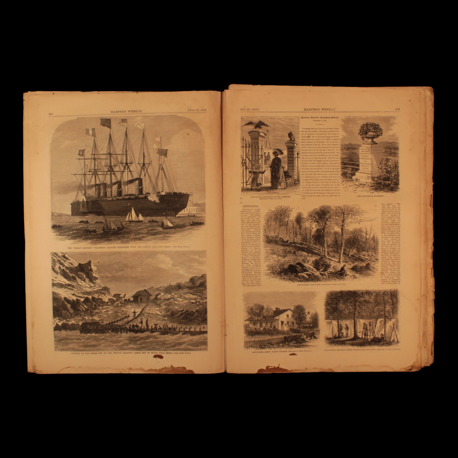 Harper's Weekly — July 24th, 1869 (Includes Supplement)