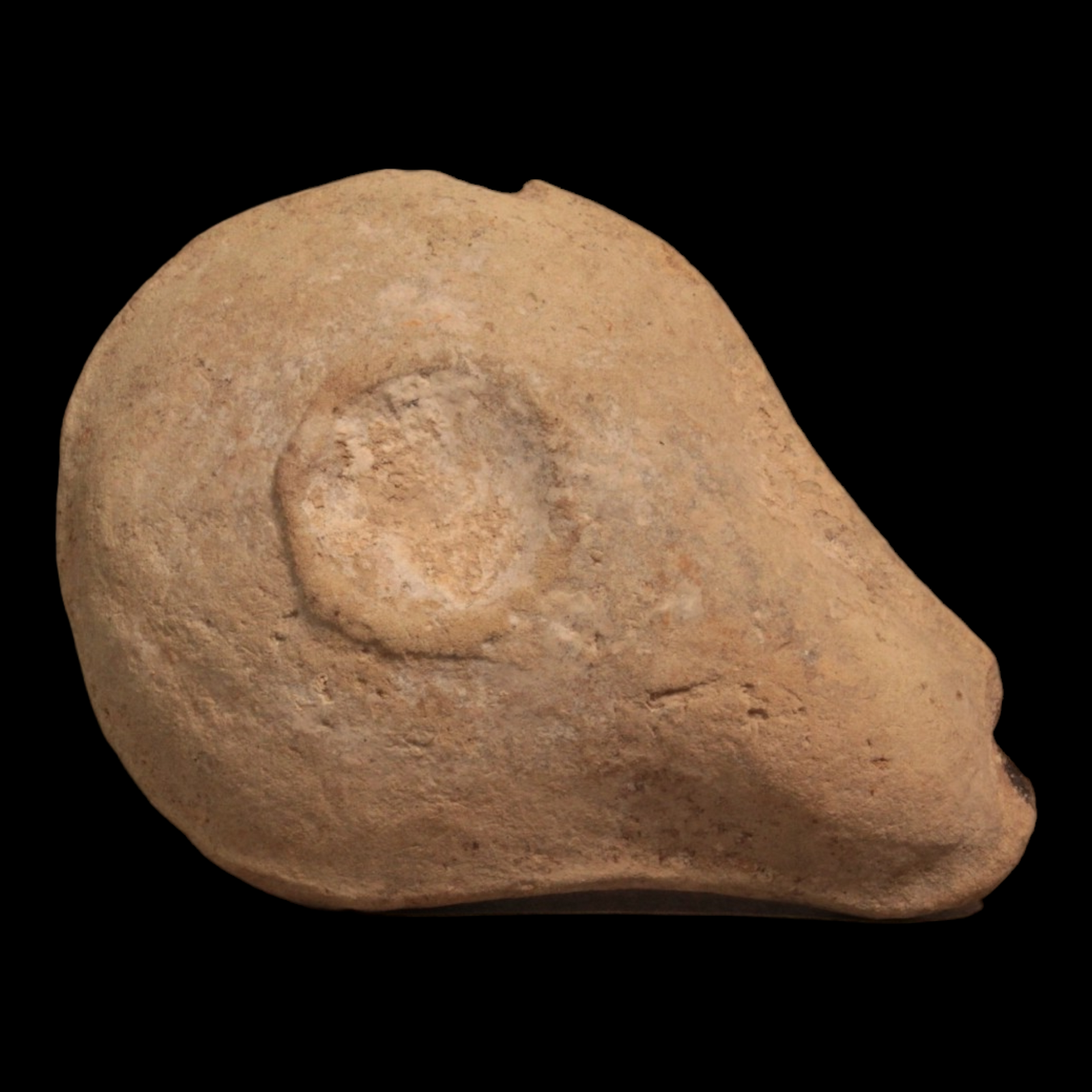 Late Roman Oil Lamp, 3.2 inch - c. 100 to 476 CE - Middle East